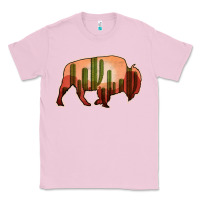 Bubblegum Pink Cactus Bison Silhouette Classic Tee - Bettercallsaul