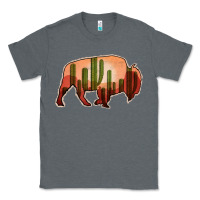 Charcoal Heather Cactus Bison Silhouette Classic Tee - Bettercallsaul