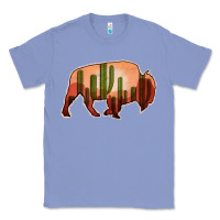 Colony Blue Cactus Bison Silhouette Classic Tee - Bettercallsaul