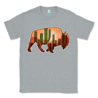 Heather Grey Cactus Bison Silhouette Classic Tee - Bettercallsaul
