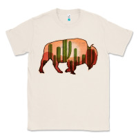 Natural Cactus Bison Silhouette Classic Tee - Bettercallsaul