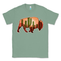 Sage Cactus Bison Silhouette Classic Tee - Bettercallsaul