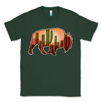 Sports Green Cactus Bison Silhouette Classic Tee - Bettercallsaul