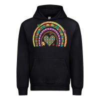 Black autism awareness heart leopard rainbow Urban Hoodie - Artiststas