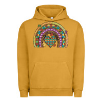 Pigment Peanut Butter autism awareness heart leopard rainbow Urban Hoodie - Artiststas