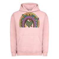 Pigment Salmon autism awareness heart leopard rainbow Urban Hoodie - Artiststas