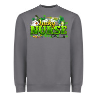 Storm Lucky Nurse St. Patrick's Day Heavyweight Sweatshirt - HowdyJamesFarm