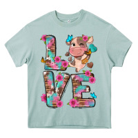 Arona love little cute cow Heavy Core Tee - NancyCooperArtShop