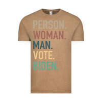 Vintage Coffee Person Woman Man Vote Biden Vintage Tee - Bettercallsaul