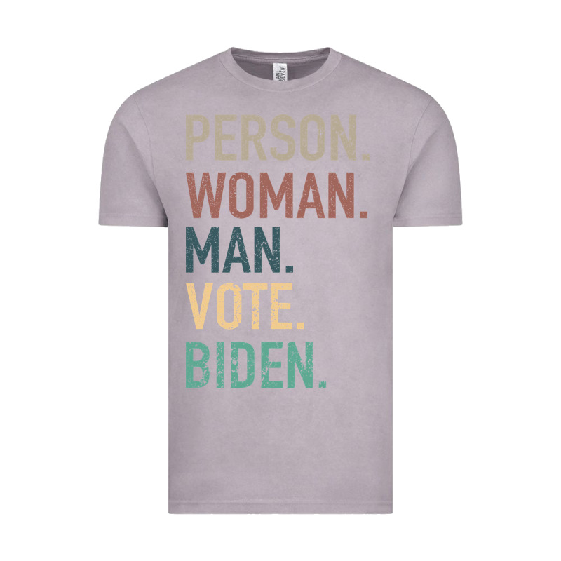 Person Woman Man Vote Biden Vintage Tee by Bettercallsaul | Teevron