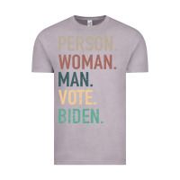 Vintage Zinc Person Woman Man Vote Biden Vintage Tee - Bettercallsaul
