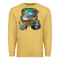 Antique Gold Happy Easter Premium Sweatshirt - CowhideDigitalArt