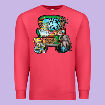Happy Easter Premium Sweatshirt Designed By Cowhidedigitalart