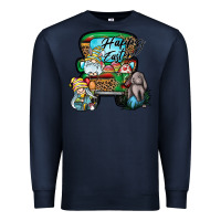 Navy Happy Easter Premium Sweatshirt - CowhideDigitalArt