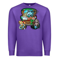 Purple Happy Easter Premium Sweatshirt - CowhideDigitalArt