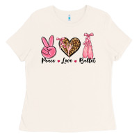 Bone peace love ballet Ladies Tee - NancyCooperArtShop