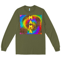 Army Green mama tie dye Long Sleeve Tee - TumblerDesignByShophia