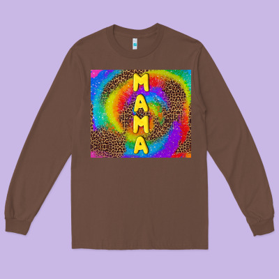Mama Tie Dye Long Sleeve Tee Designed By Tumblerdesignbyshophia