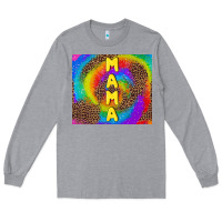Heather Grey mama tie dye Long Sleeve Tee - TumblerDesignByShophia