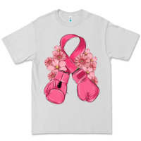 Dove Grey breast cancer with boxing gloves Premium Tee - MaliasSmallBusiness