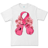 White breast cancer with boxing gloves Premium Tee - MaliasSmallBusiness