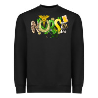Black Nurse St. Patrick's Day Heavyweight Sweatshirt - HowdyJamesFarm