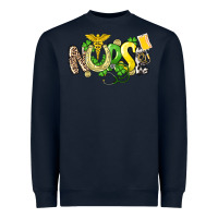 Navy Nurse St. Patrick's Day Heavyweight Sweatshirt - HowdyJamesFarm