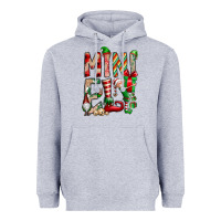 Heather Grey Mini Elf Heavyweight Hoodie - CowhideDigitalArt