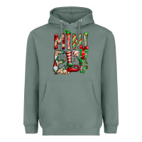 Sage Mini Elf Heavyweight Hoodie - CowhideDigitalArt
