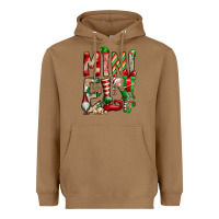 Toasted Coconut Mini Elf Heavyweight Hoodie - CowhideDigitalArt