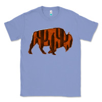 Colony Blue Red Cactus Bison Silhouette Classic Tee - Bettercallsaul