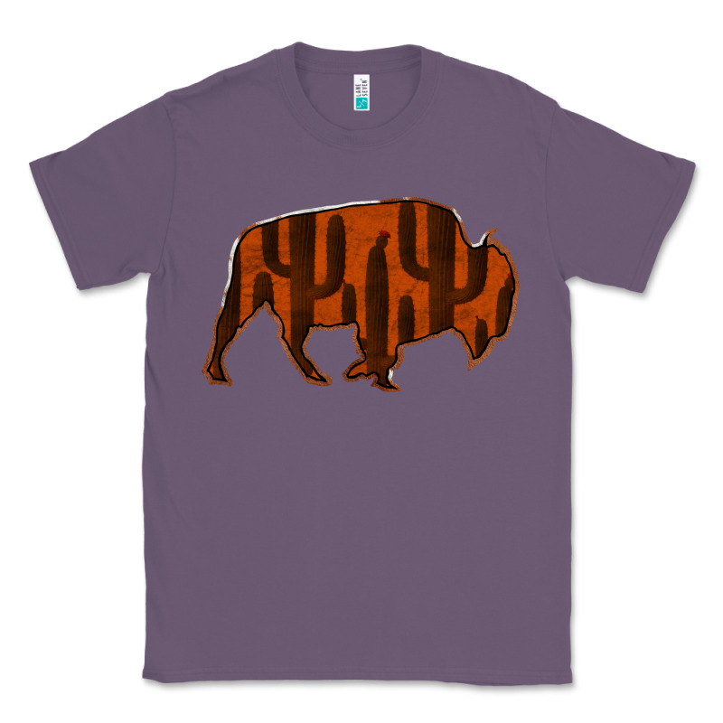 Red Cactus Bison Silhouette Classic Tee by Bettercallsaul | Teevron