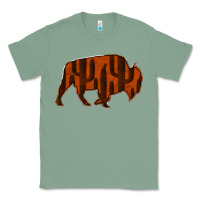 Sage Red Cactus Bison Silhouette Classic Tee - Bettercallsaul