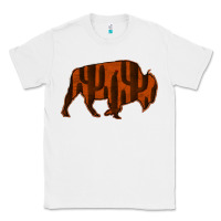 White Red Cactus Bison Silhouette Classic Tee - Bettercallsaul