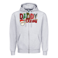 Heather Grey Western Daddy Claus Zipper Hoodie - BundleAndBundleShop