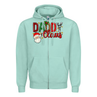 Seafoam Western Daddy Claus Zipper Hoodie - BundleAndBundleShop