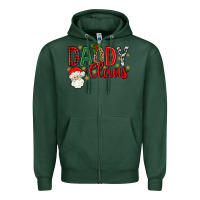 Sports Green Western Daddy Claus Zipper Hoodie - BundleAndBundleShop