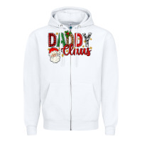 White Western Daddy Claus Zipper Hoodie - BundleAndBundleShop