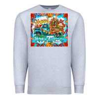 Heather Grey happy thanksgiving Premium Sweatshirt - CowhideDigitalArt
