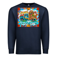 Navy happy thanksgiving Premium Sweatshirt - CowhideDigitalArt