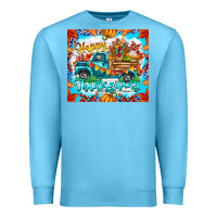 Ocean Blue happy thanksgiving Premium Sweatshirt - CowhideDigitalArt