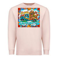 Pale Pink happy thanksgiving Premium Sweatshirt - CowhideDigitalArt
