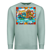 Seafoam happy thanksgiving Premium Sweatshirt - CowhideDigitalArt
