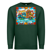 Sports Green happy thanksgiving Premium Sweatshirt - CowhideDigitalArt