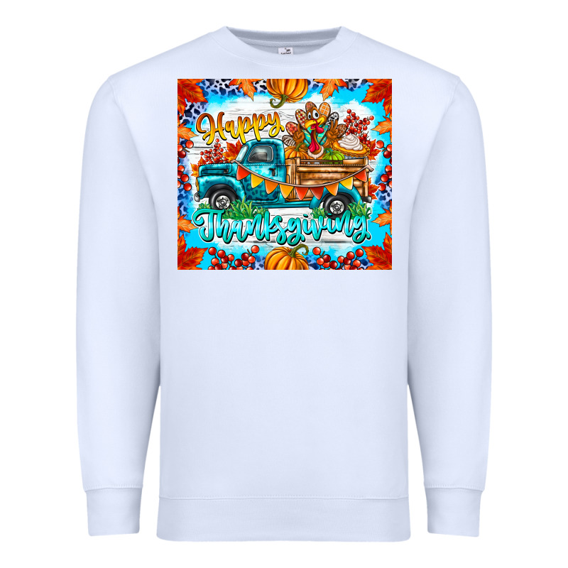 Happy Thanksgiving Premium Sweatshirt by CowhideDigitalArt | Teevron
