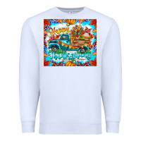 White happy thanksgiving Premium Sweatshirt - CowhideDigitalArt