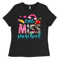 Black little miss preschool Ladies Tee - NancyCooperArtShop