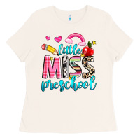 Bone little miss preschool Ladies Tee - NancyCooperArtShop