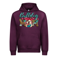 Mauve Wine english bulldog mom Urban Hoodie - Artiststas