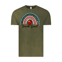 Vintage Olive fourth grade rainbow Vintage Tee - RanaPortraitStore